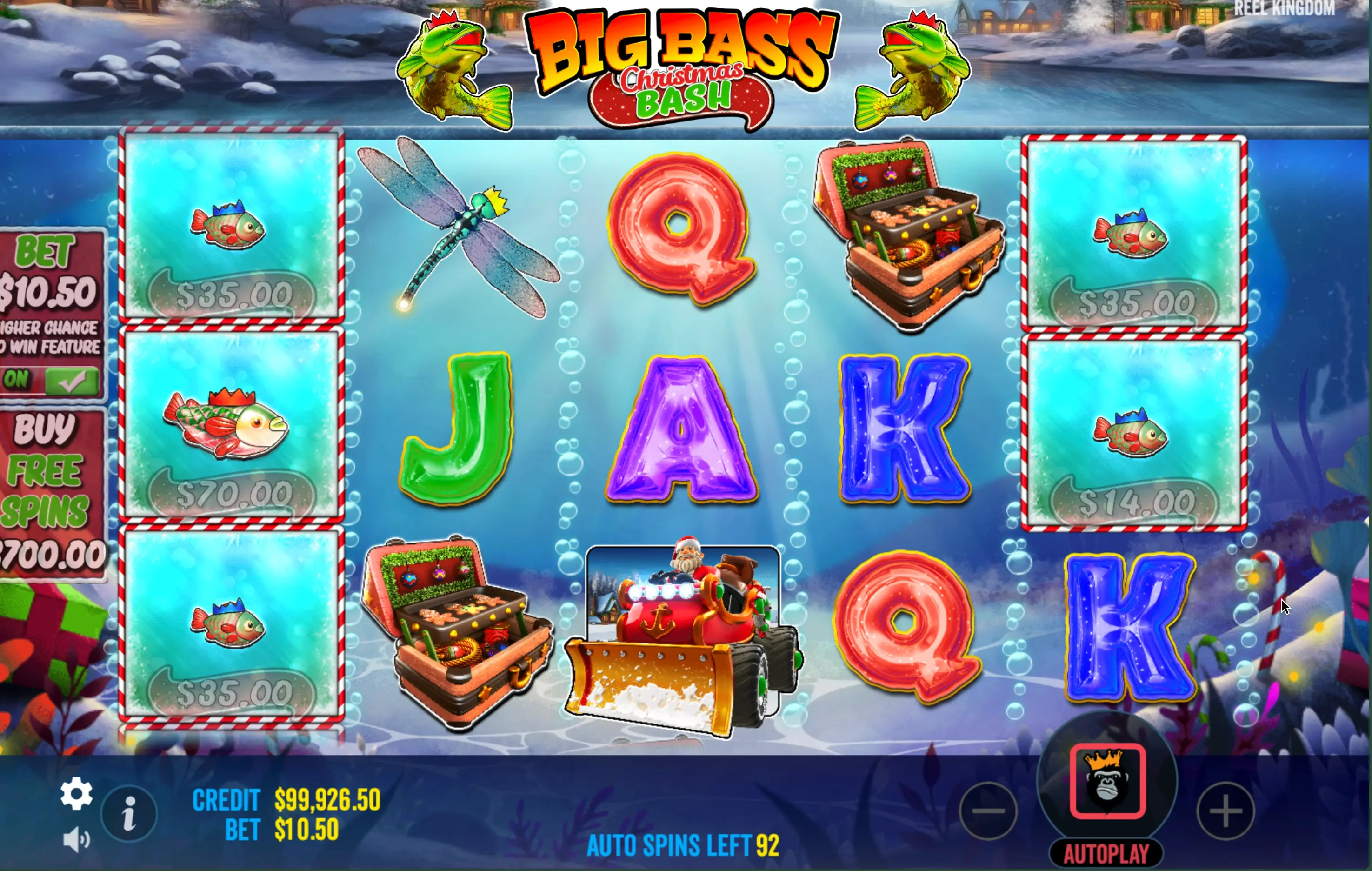 Big Bass Christmas Bash game site