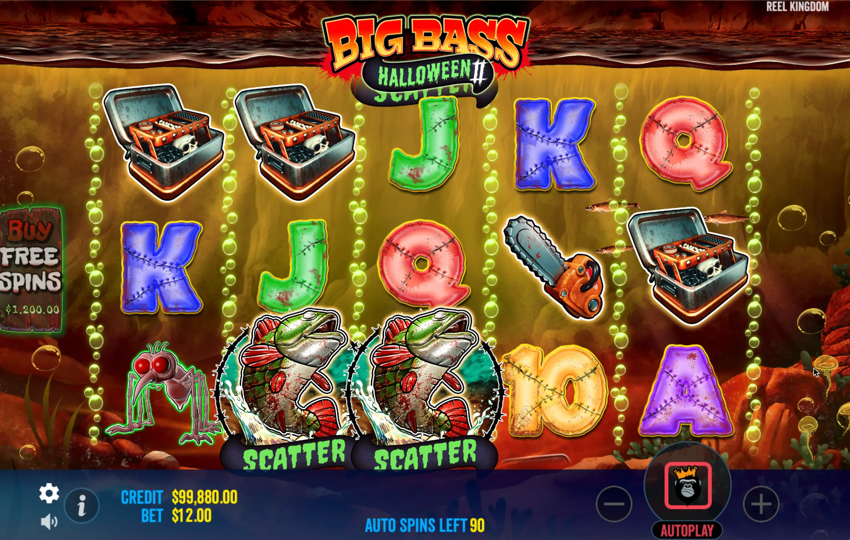 Play Big Bass Halloween 2 bonuses