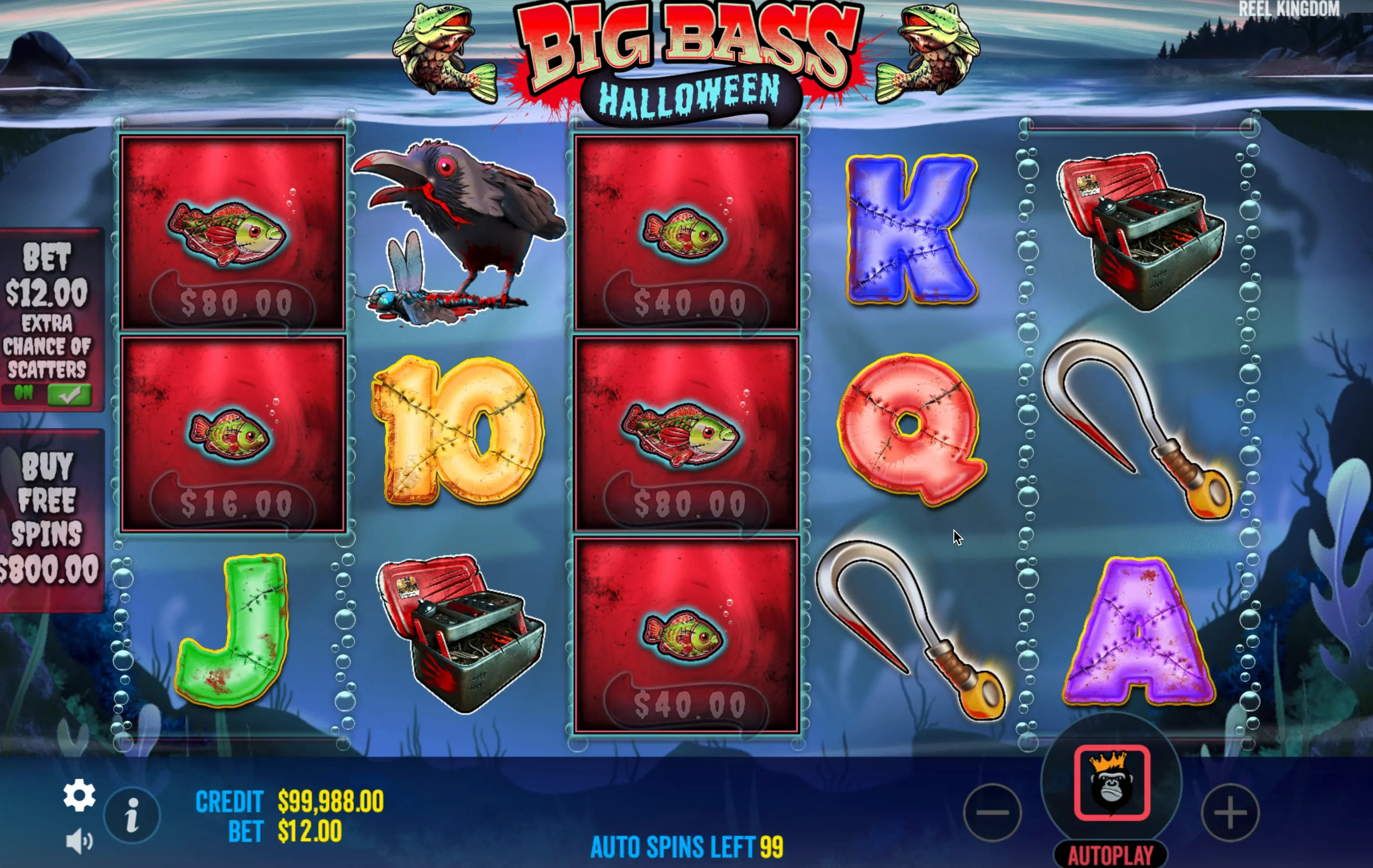 Online game Big Bass Halloween