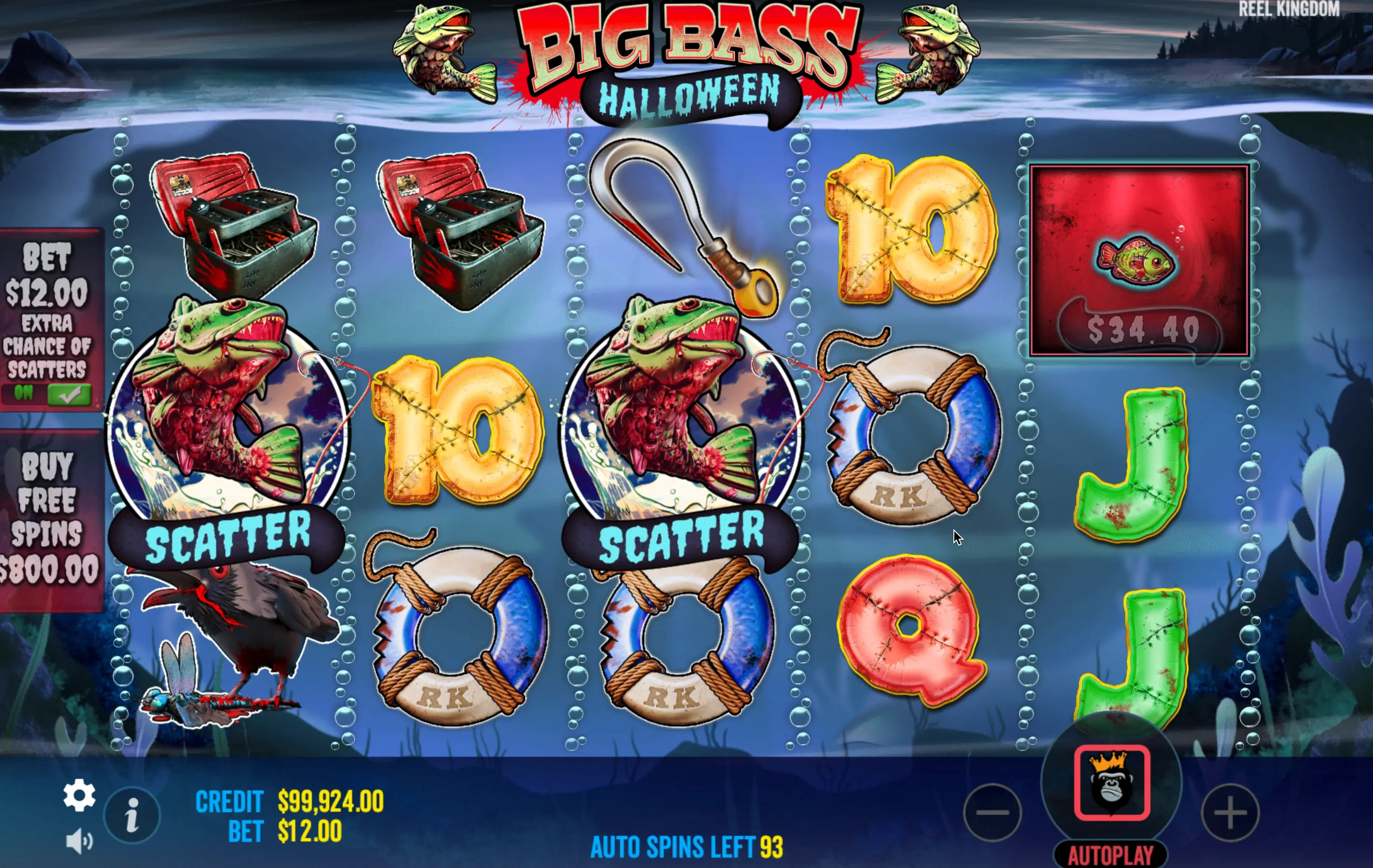 Play Big Bass Halloween bonuses