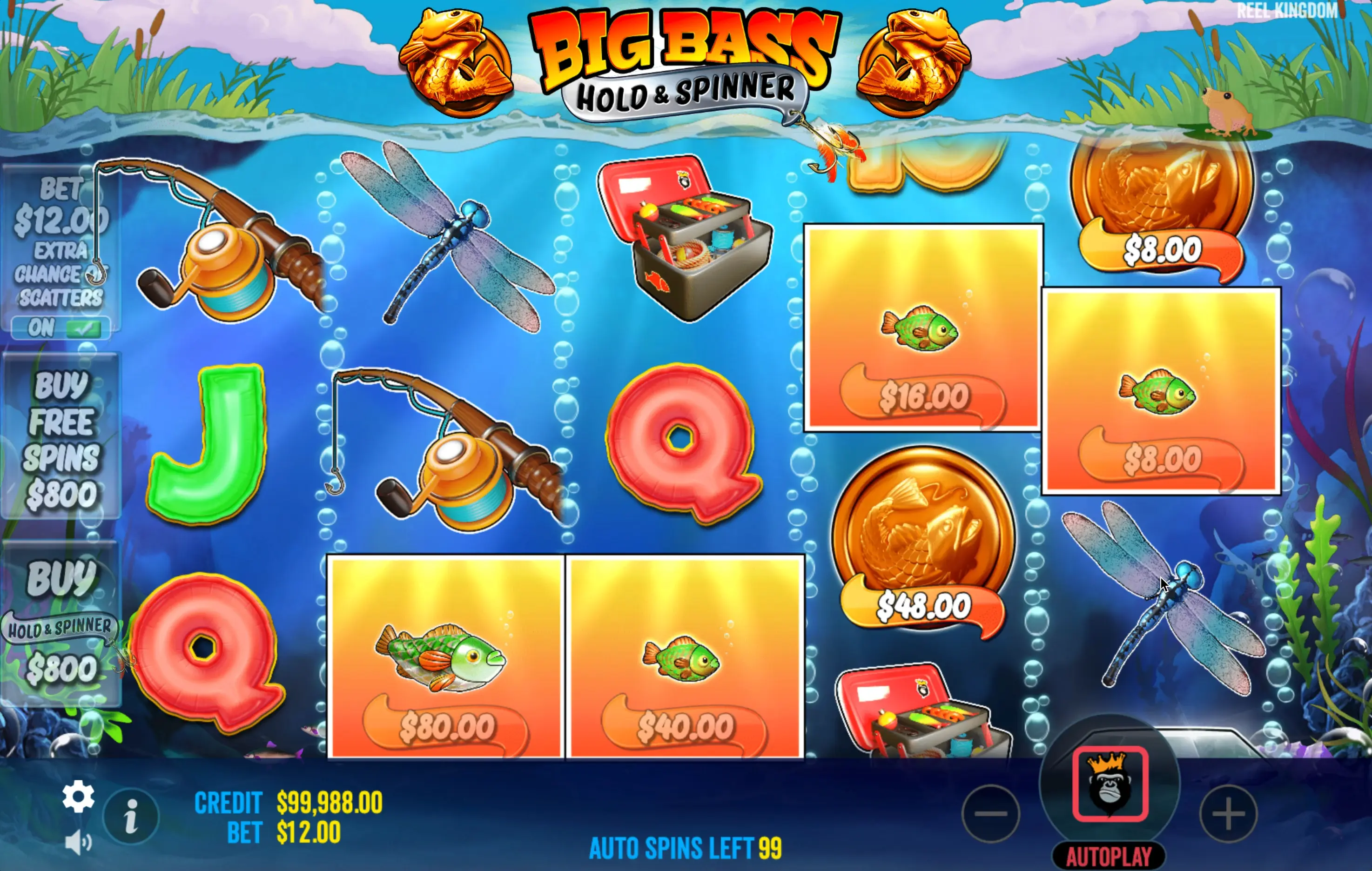 Online game Big Bass Hold Spinner
