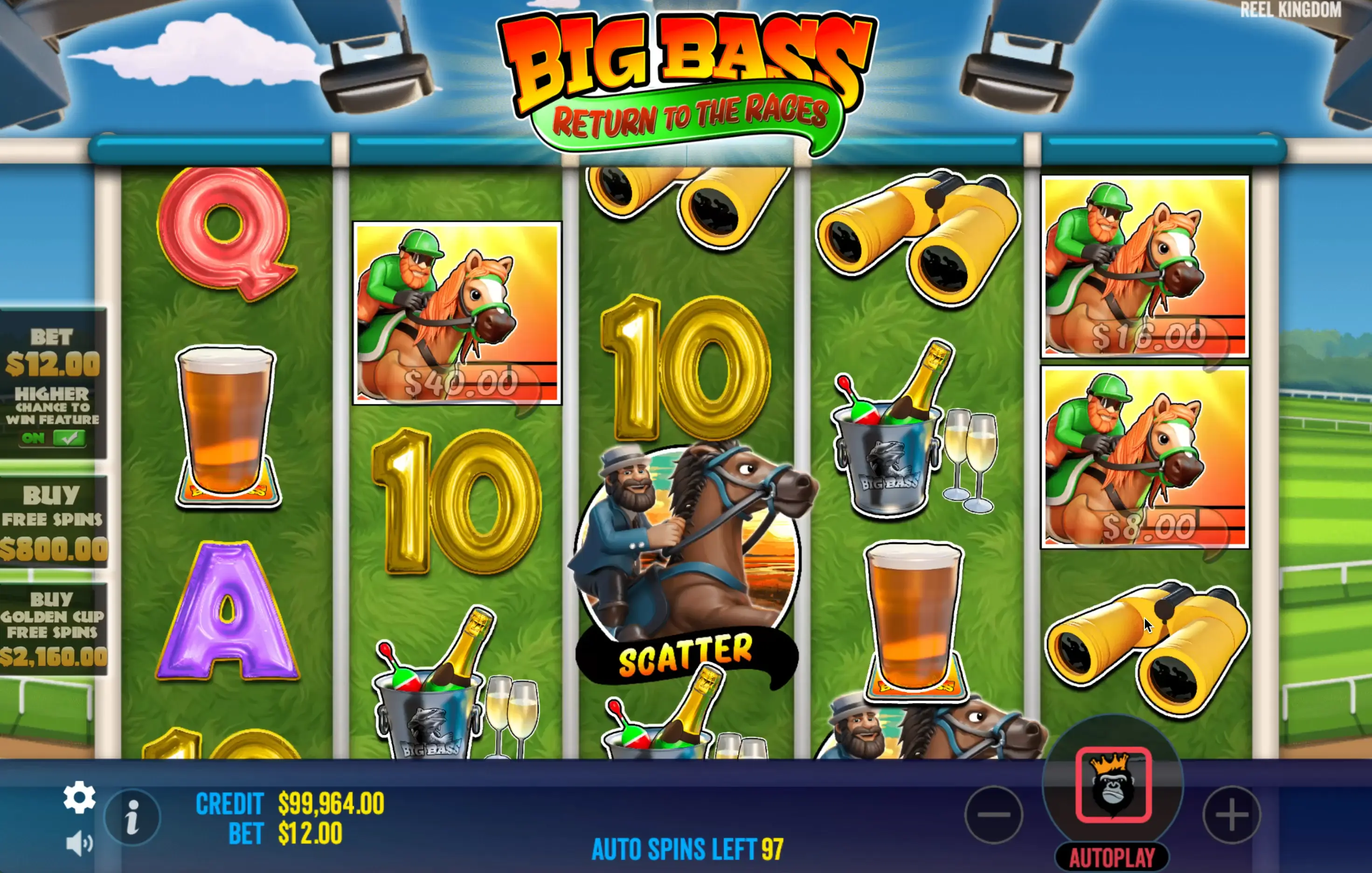Big Bass Return to the Races slot for money
