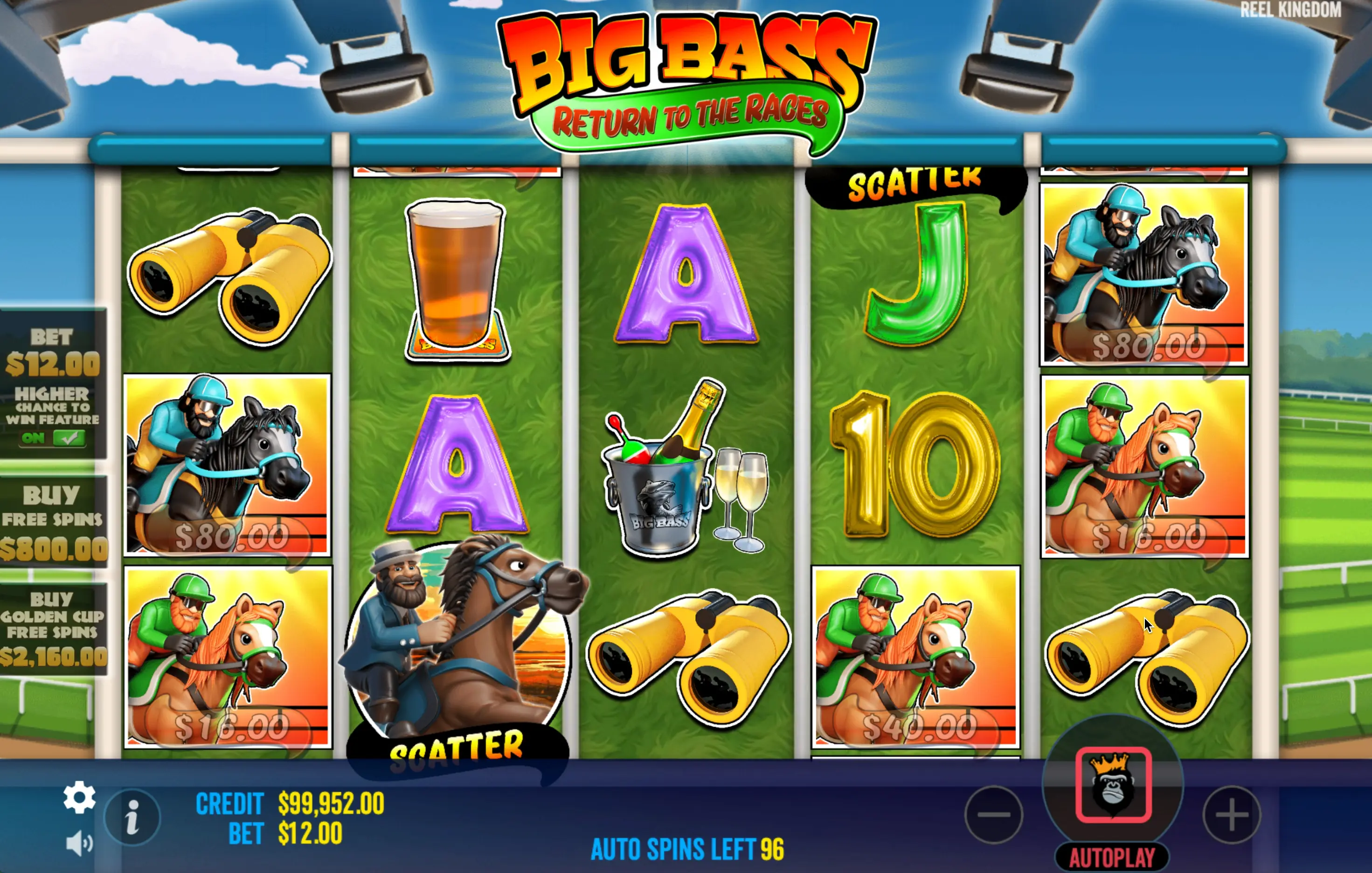 Big Bass Return to the Races game