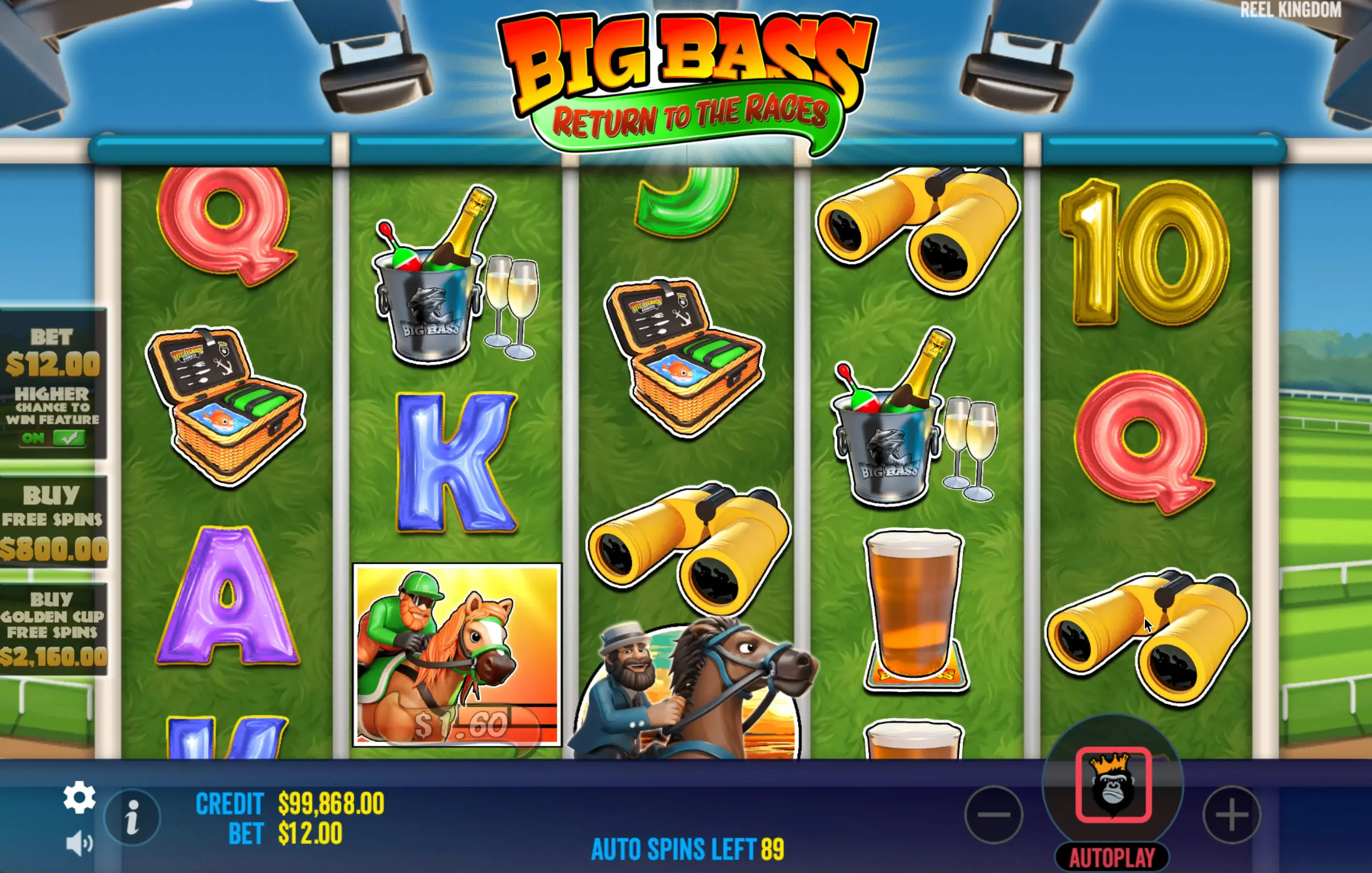 Big Bass Return to the Races game site