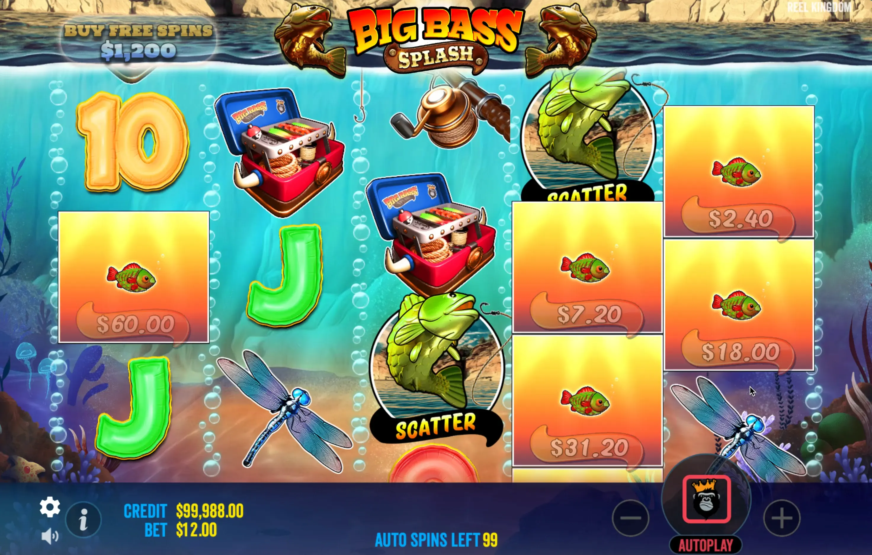 Online game Big Bass Splash