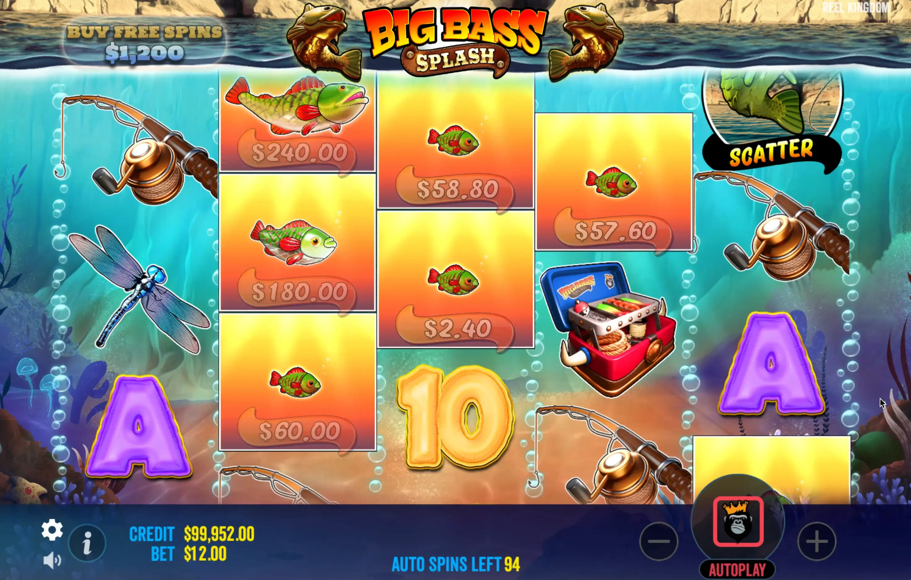 Play Big Bass Splash bonuses