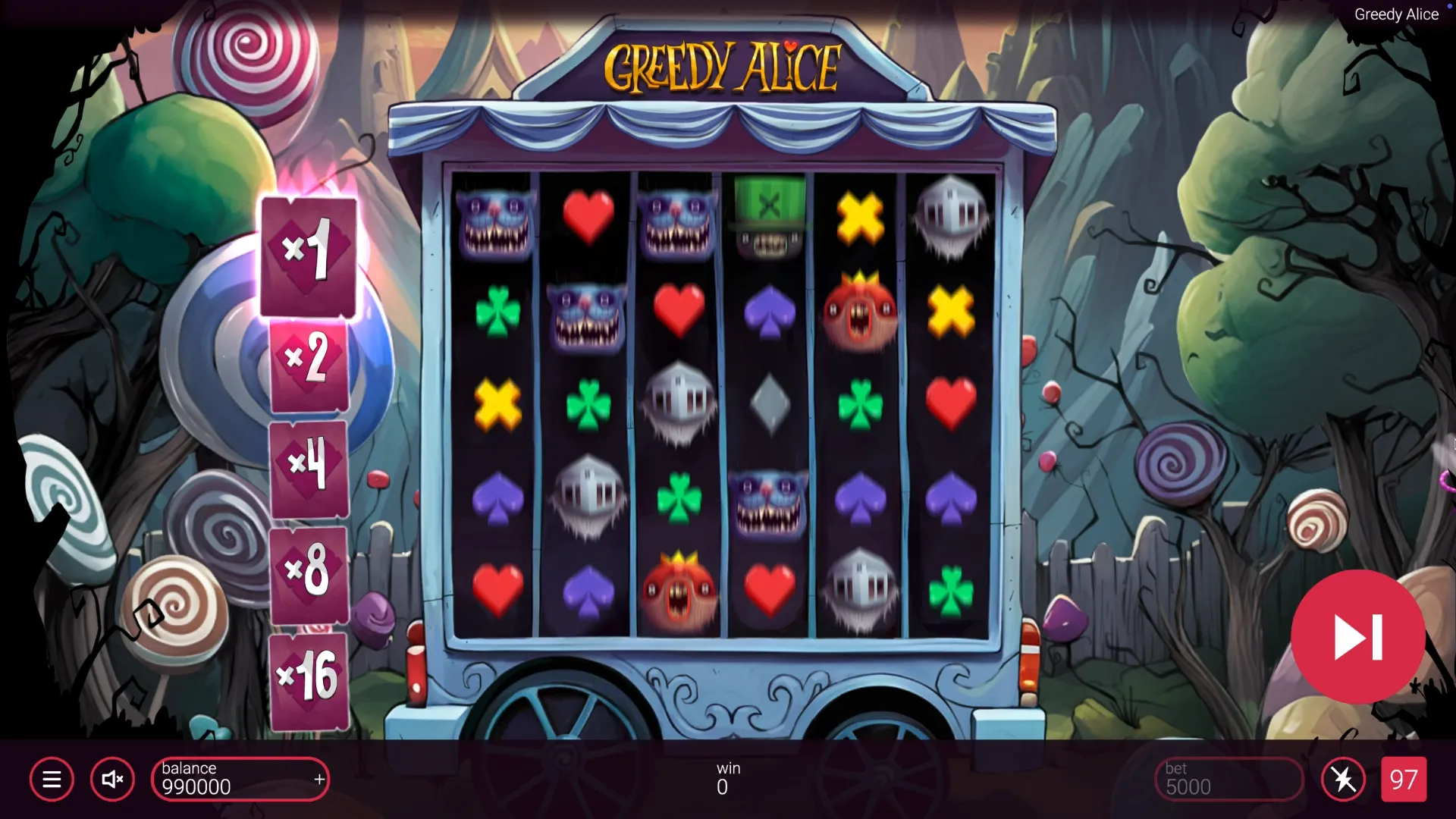 Greedy Alice slot for money