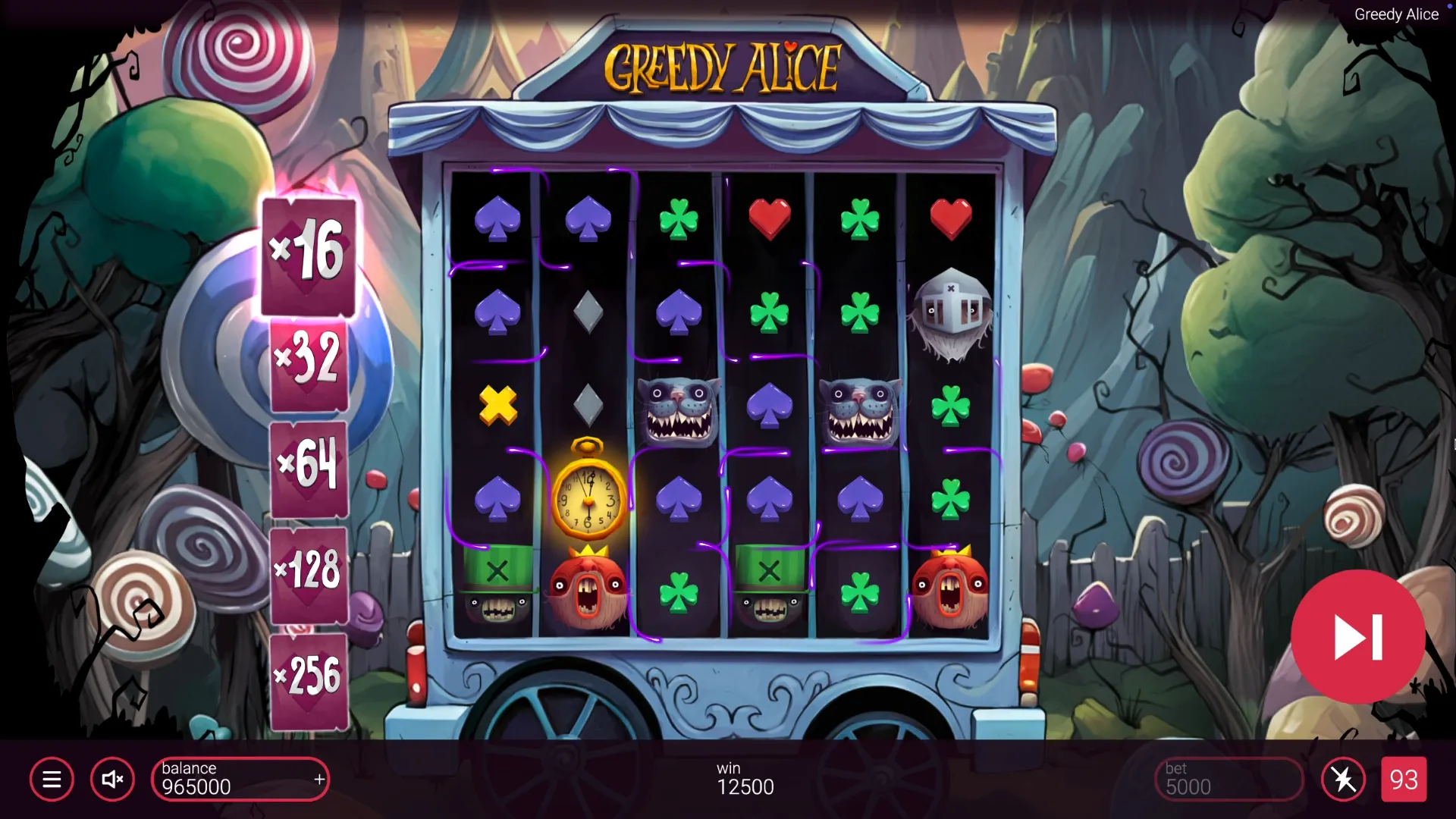 Greedy Alice game site