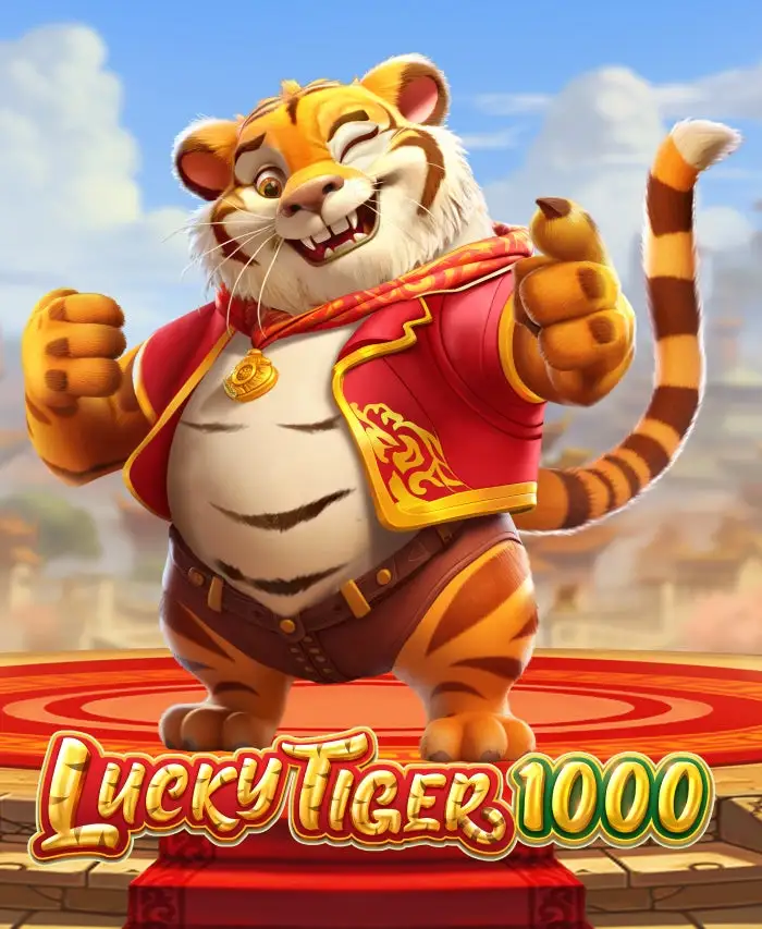 Poster Slot Lucky Tiger 1000