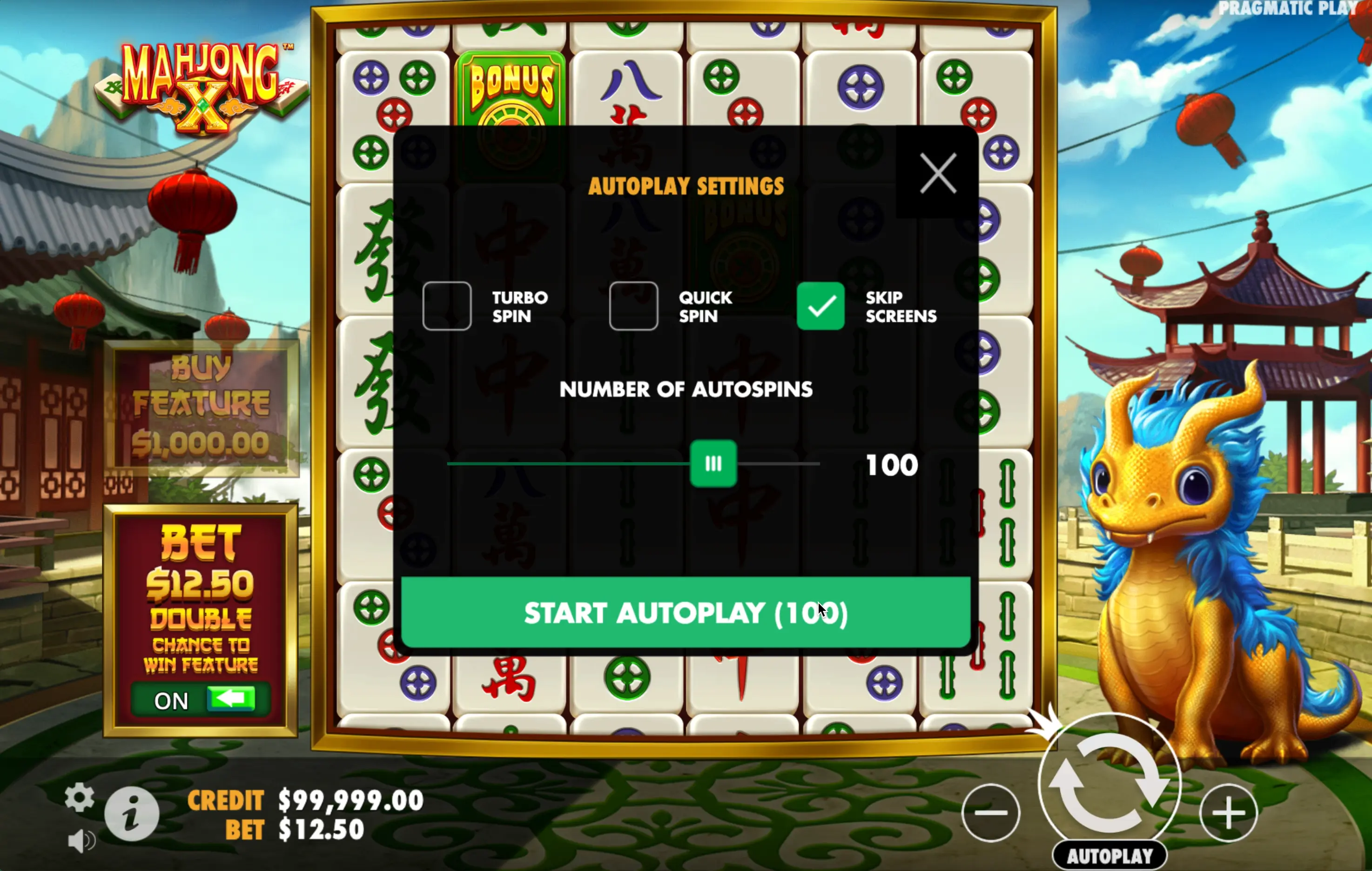 Mahjong X game