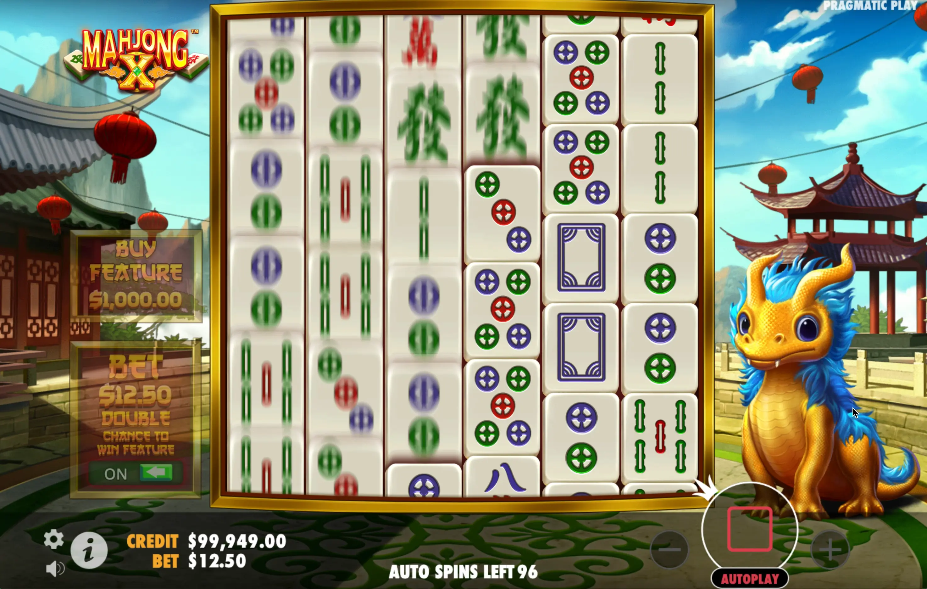 Play Mahjong X bonuses