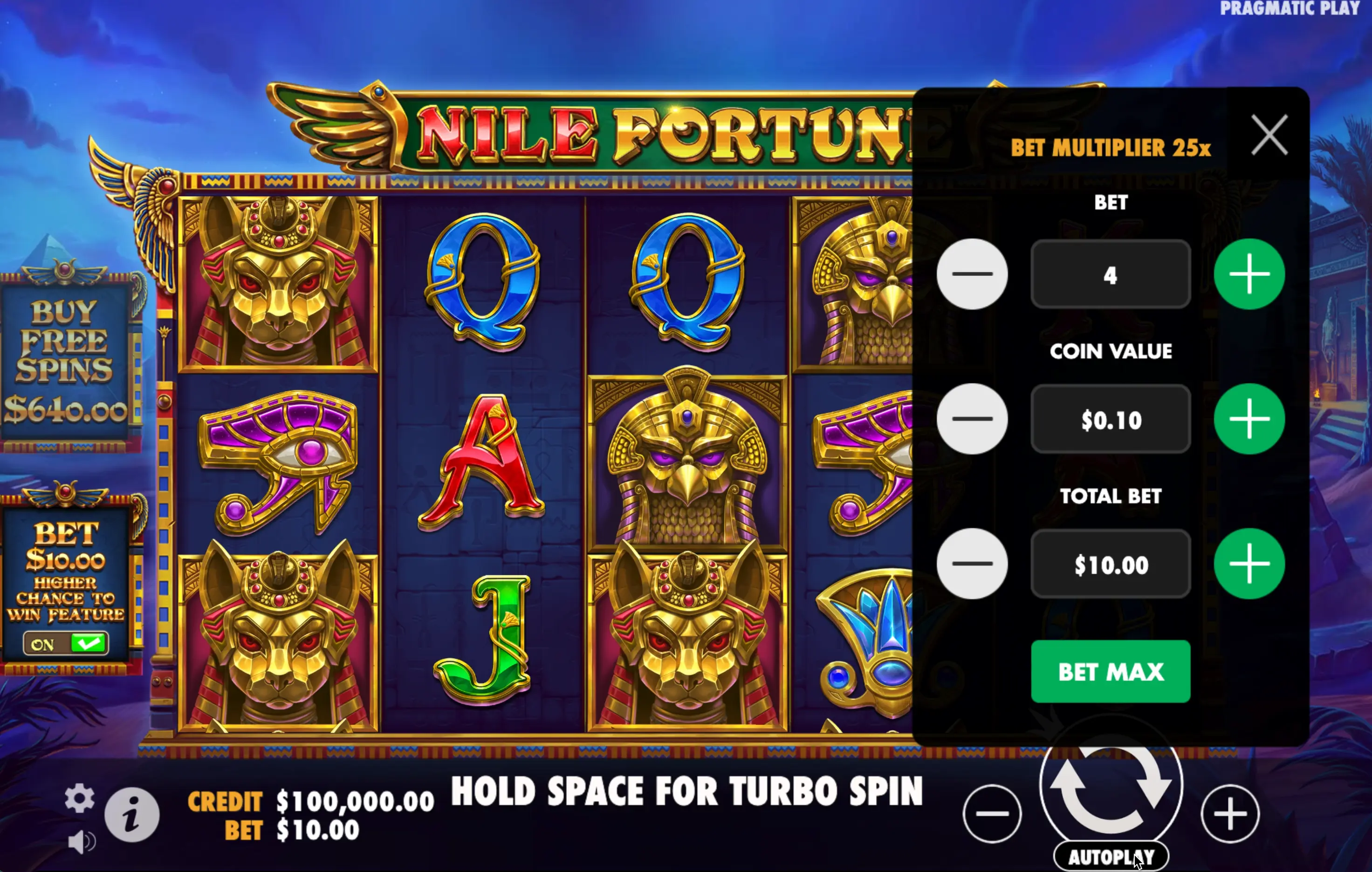 Online game Nile Fortune