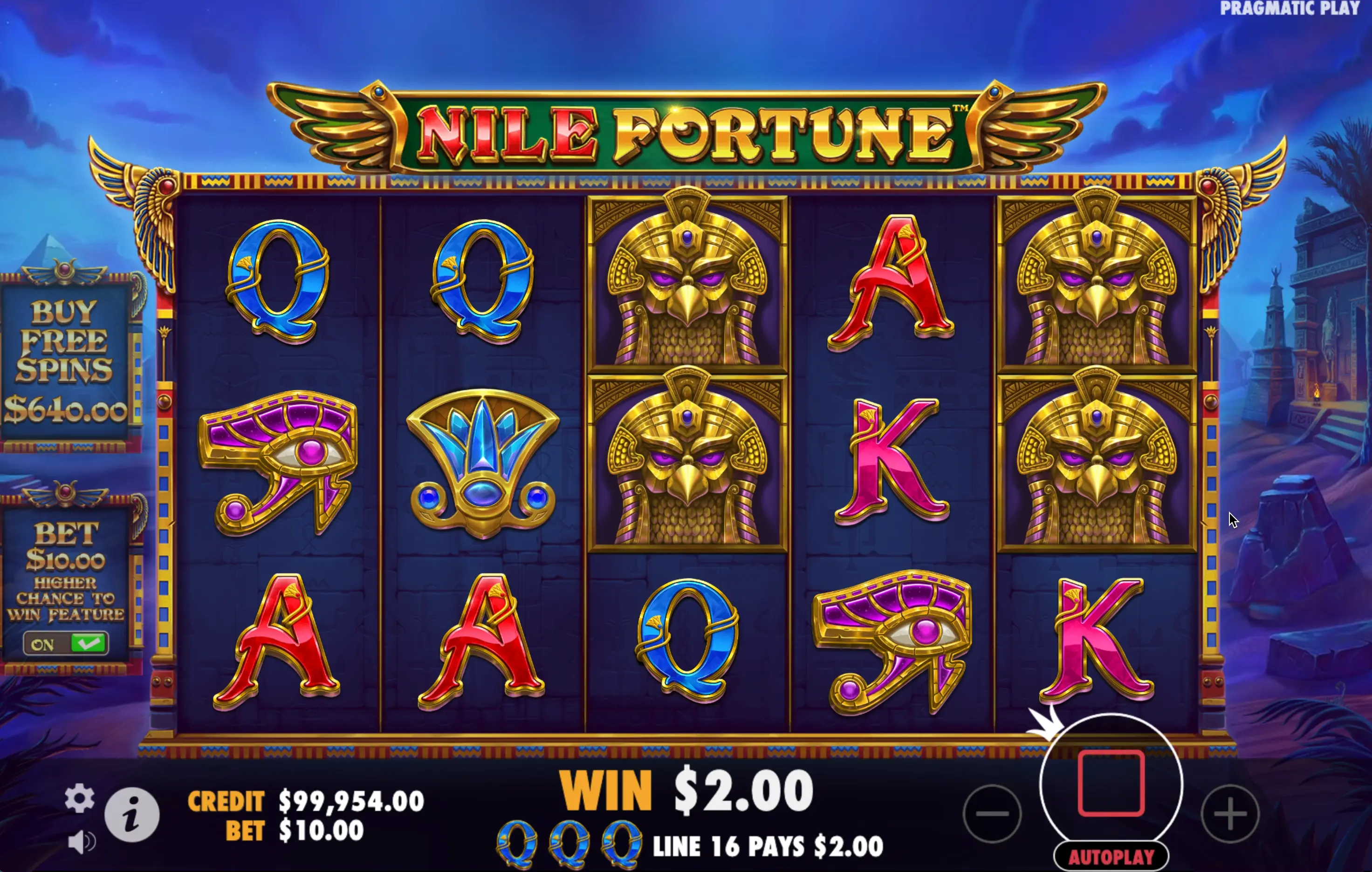 Play Nile Fortune for free
