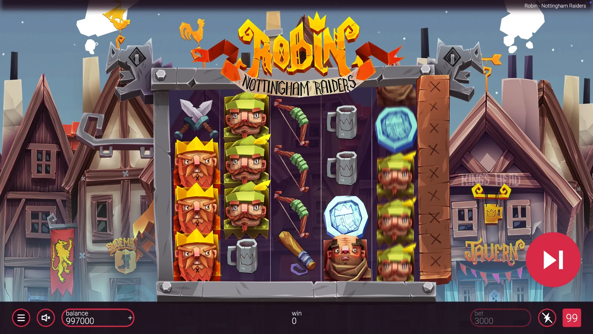 Online game Robin Nottingham Raiders