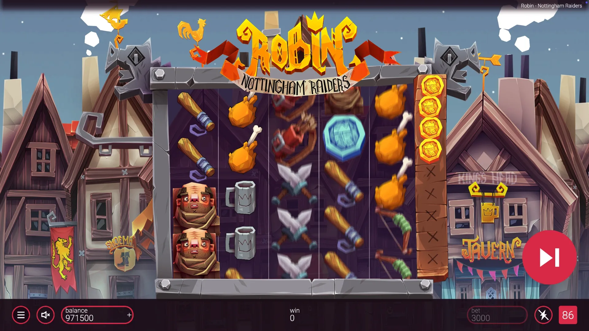 Slot Robin Nottingham Raiders Tactics