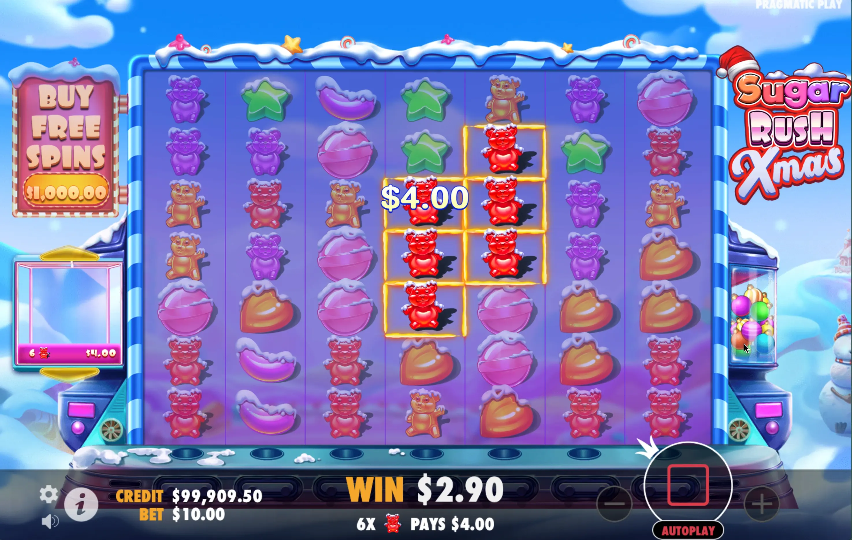 Game for money Sugar Rush Xmas