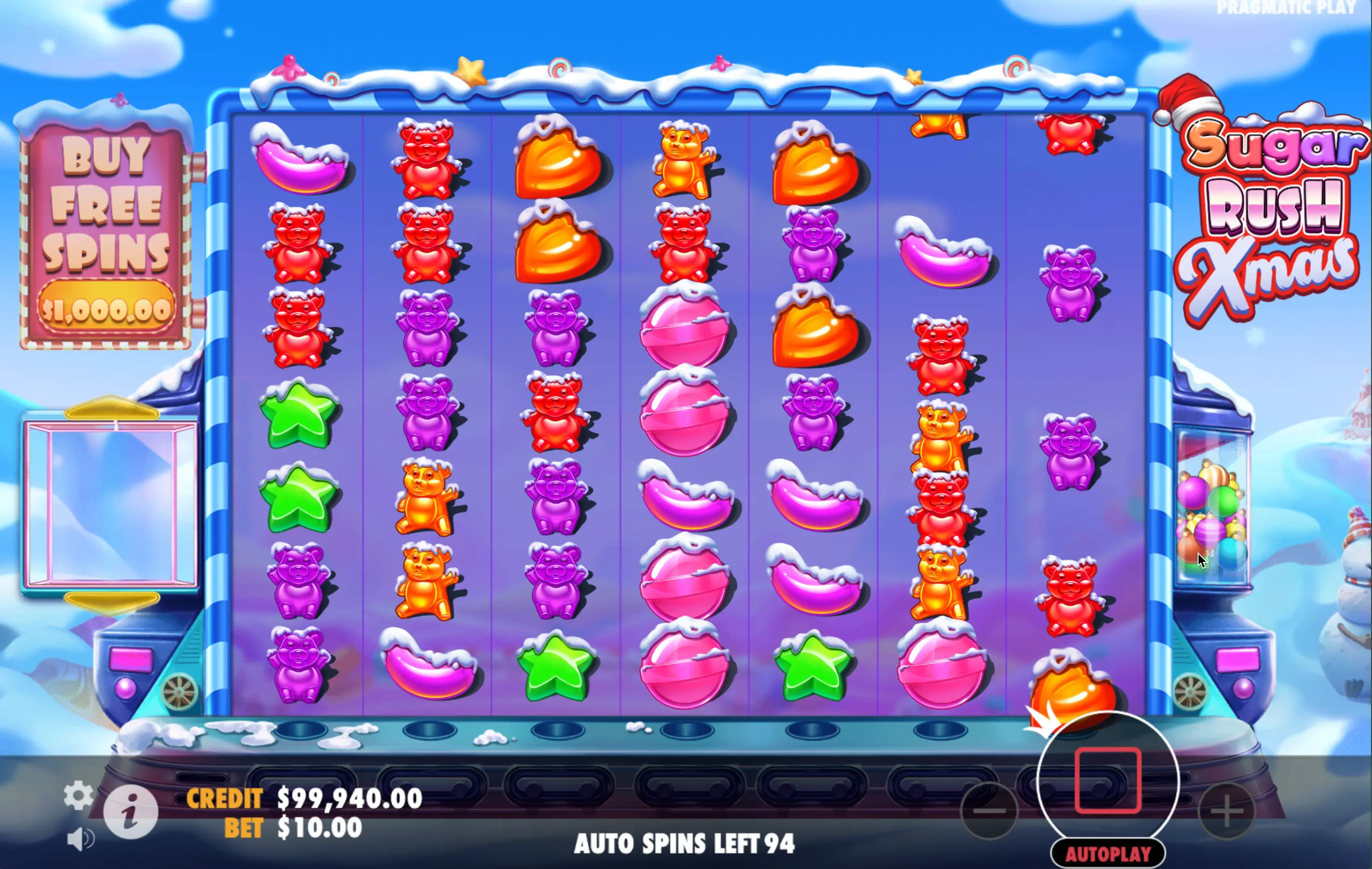 Play Sugar Rush Xmas bonuses
