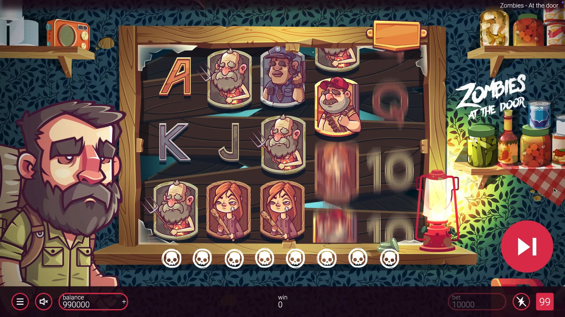 Online game Zombies At The Door